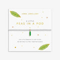 Joma Jewellery A Little Vibes Peas In A Pod Silver Plated Bracelet