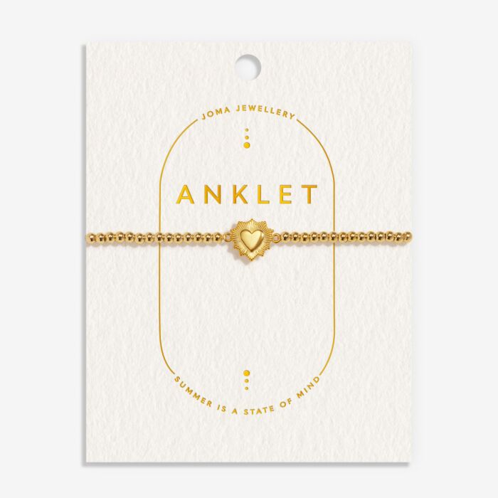 Joma Jewellery Anklet Sunray Gold Plated Anklet