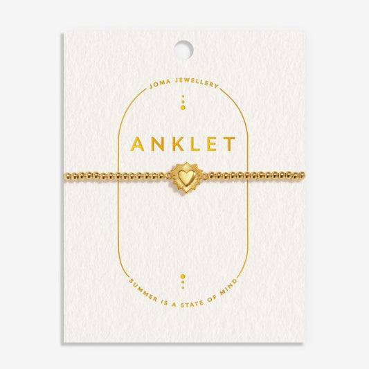 Joma Jewellery Anklet Sunray Gold Plated Anklet