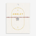 Joma Jewellery Anklet Multi Stone Flower Silver Plated Anklet