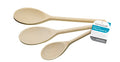 Kitchencraft Cooking Spoon Set Of  3 Beechwood