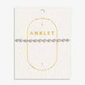 Joma Jewellery Anklet Sparkle Chain Silver Plated Anklet