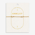 Joma Jewellery Anklet Pearl Gold Plated Anklet