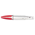 Colourworks Mini Tongs Silicone 18cm Red