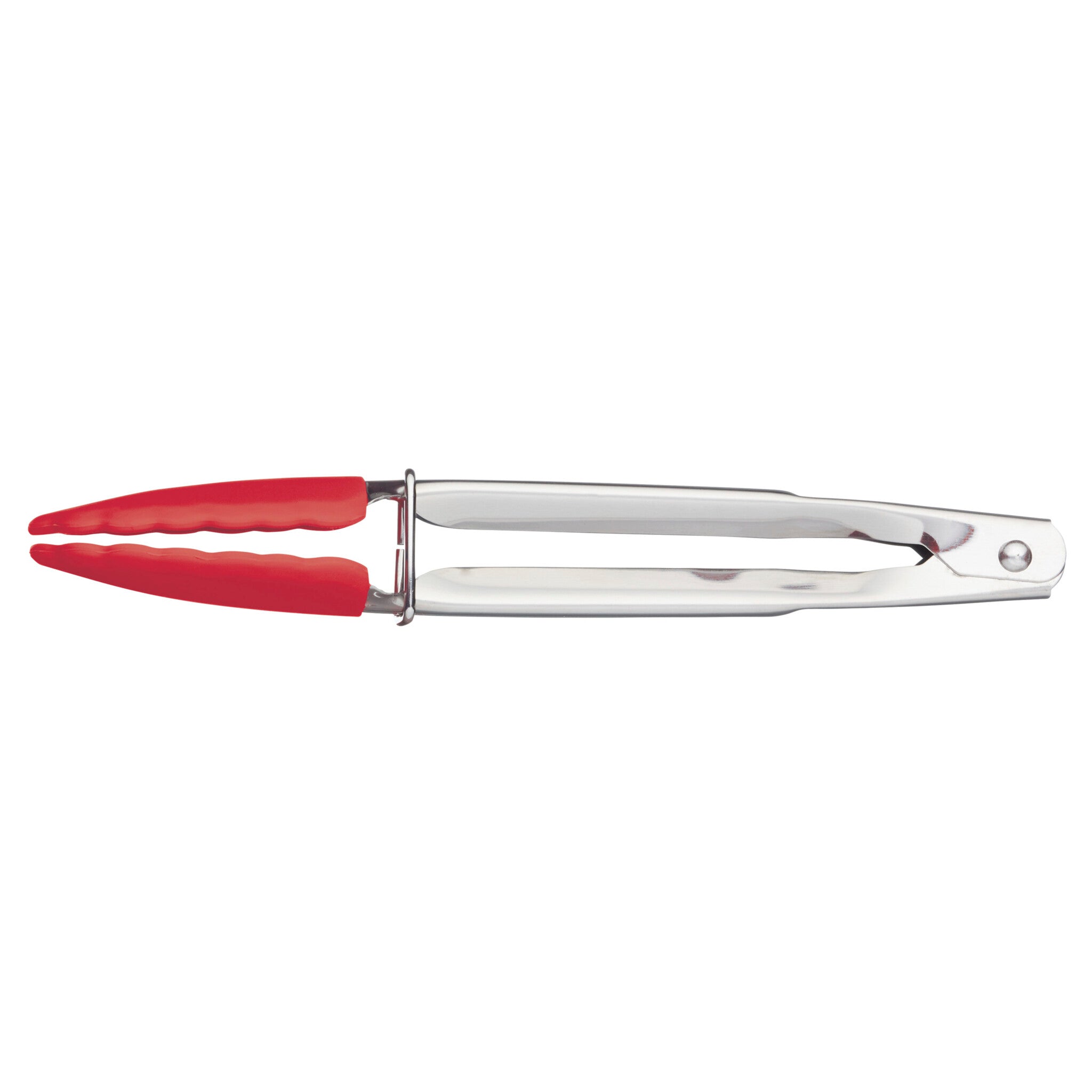 Colourworks Mini Tongs Silicone 18cm Red