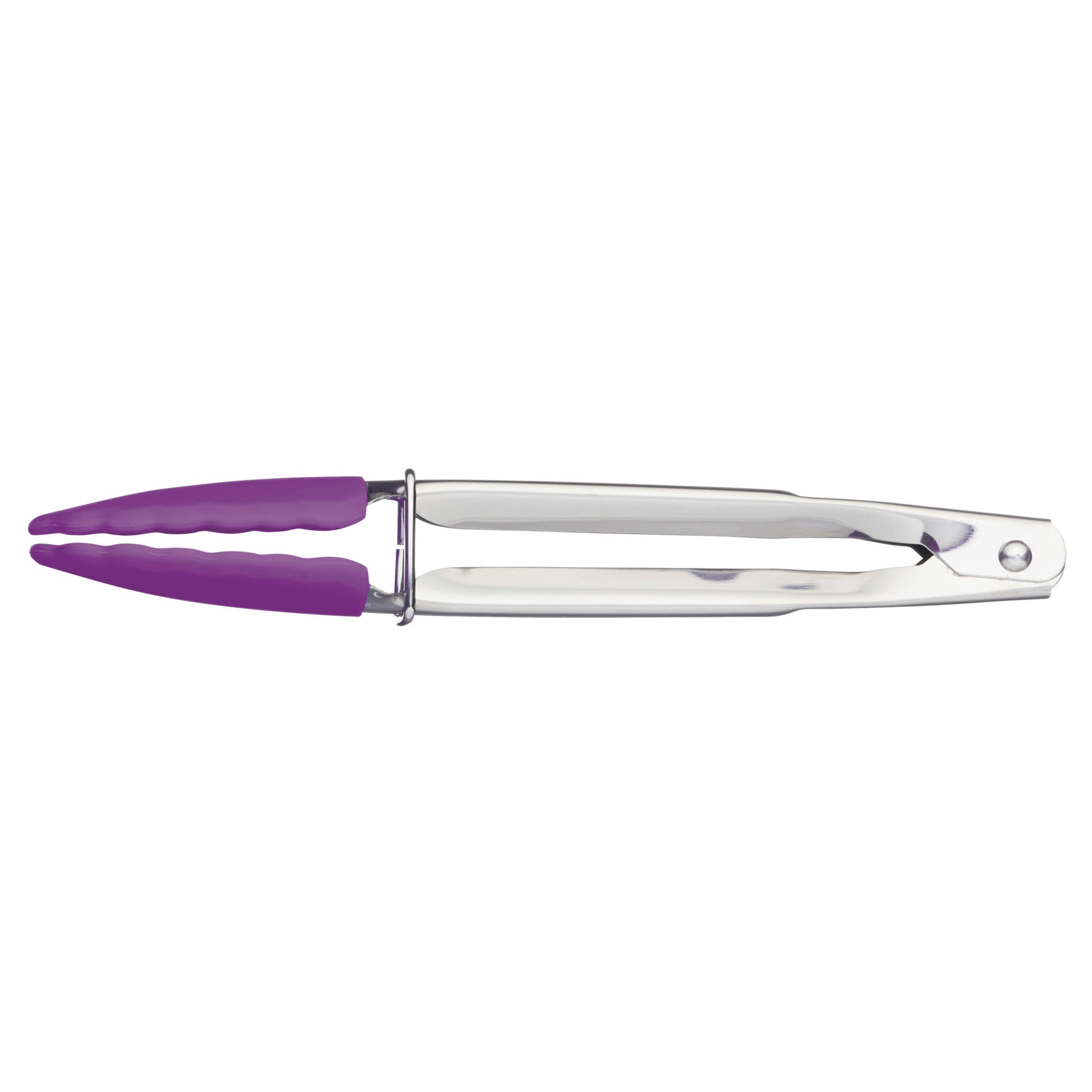 Colourworks Mini Tongs Silicone 18cm Purple