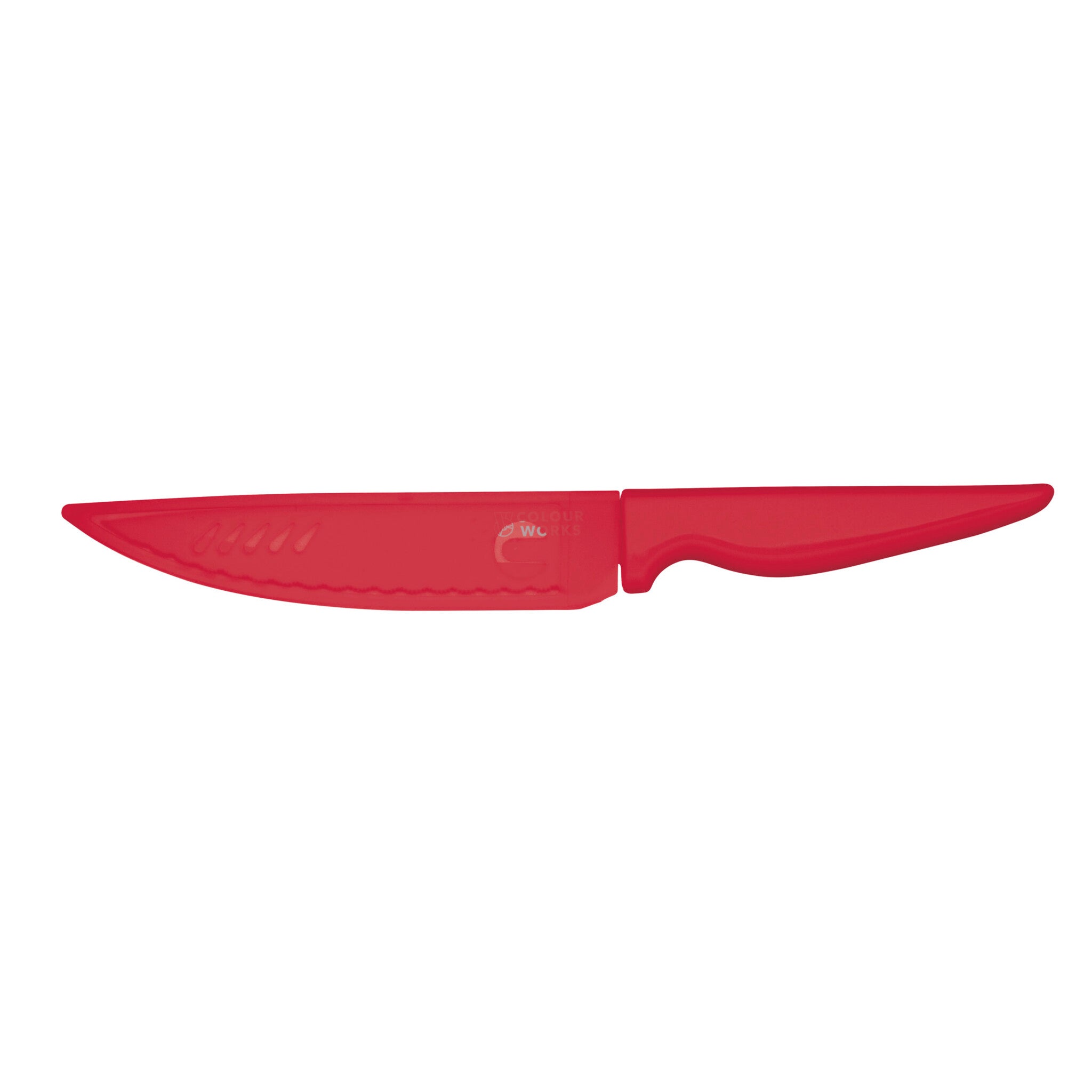 Colourworks Multi-Purpose  Utility Knife Red