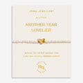 Joma Jewellery Precious Moments Another Year Lovelier Gold Plated Bracelet
