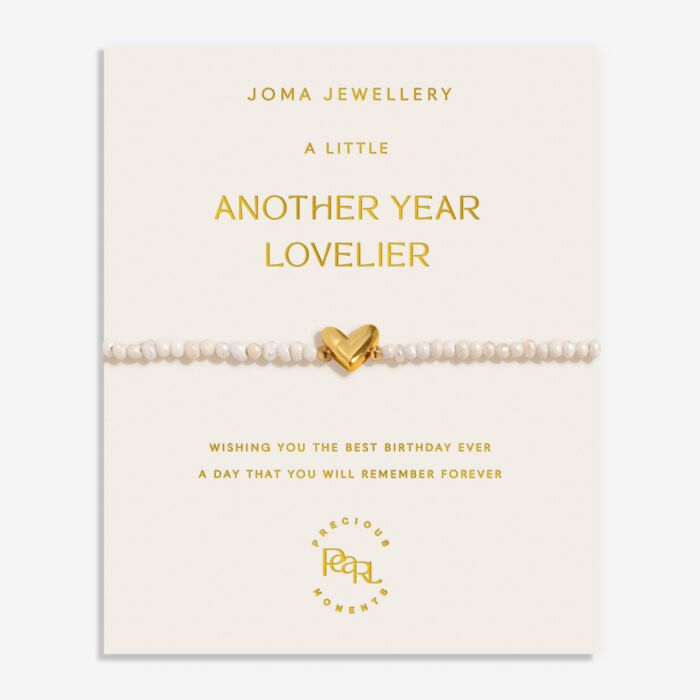Joma Jewellery Precious Moments Another Year Lovelier Gold Plated Bracelet
