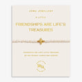 Joma Jewellery Precious Moments Friendships Are Life's Treasures Gold Plated Bracelet