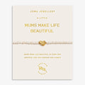 Joma Jewellery Precious Moments Mums Make Life Beautiful Gold Plated Bracelet