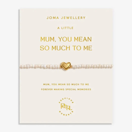 Joma Jewellery Precious Moments Mum, You Mean So Much To Me Gold Plated Bracelet