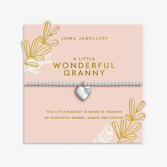 Joma Jewellery Grandmother A Little Wonderful Granny Silver Plated Bracelet