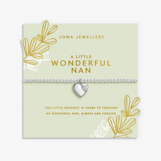 Joma Jewellery Grandmother A Little Wonderful Nan Silver Plated Bracelet