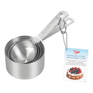 Tala Measuring Cups Stainless Steel 4pc