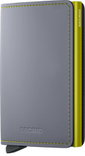 Secrid Miniwallet Matte Grey And Lime