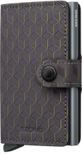 Secrid Miniwallet Optical Grey Yellow