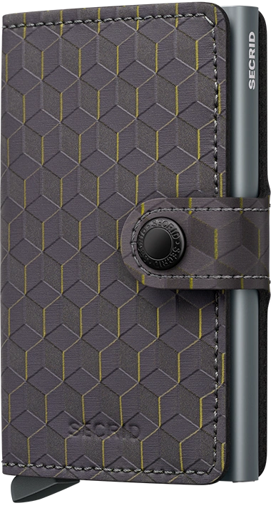 Secrid Miniwallet Optical Grey Yellow
