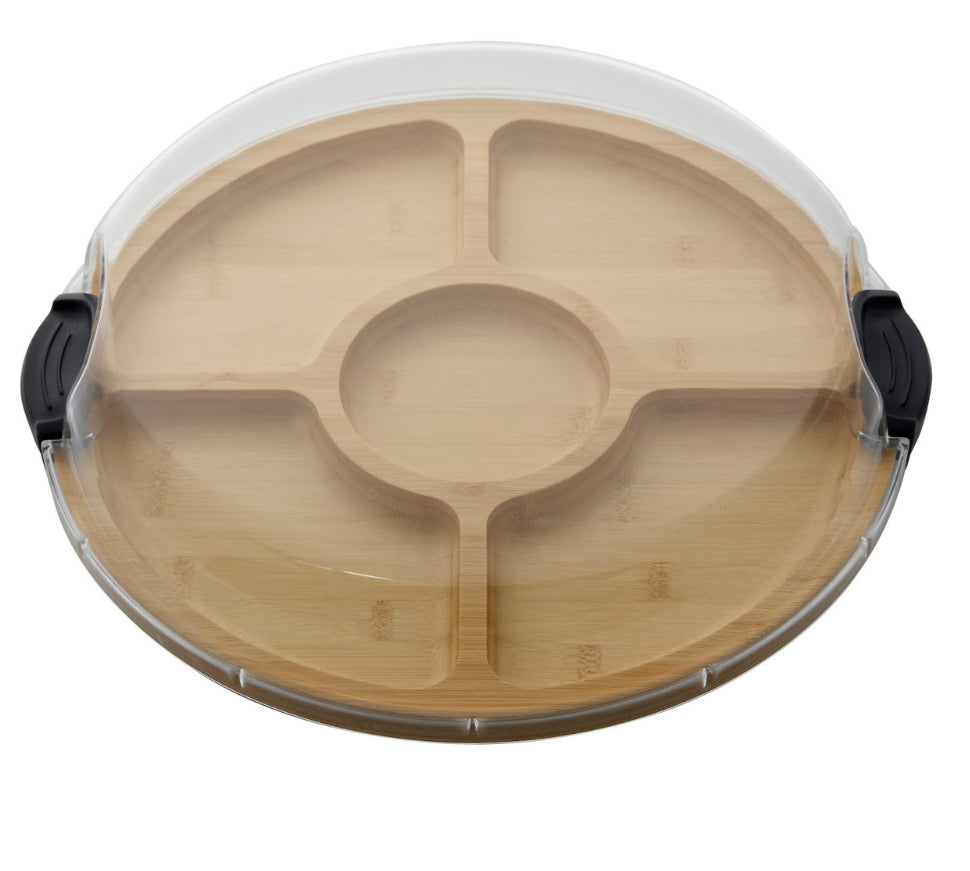 Farberware Build a Board Bamboo Divided Serving Board 35.5cm