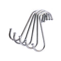 KitchenCraft  S Hooks Chrome Plated 80mm Pack of 5