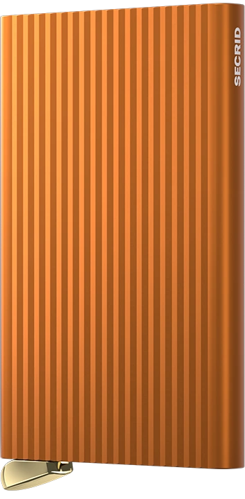 Secrid Premium Cardprotector Fluted Orange