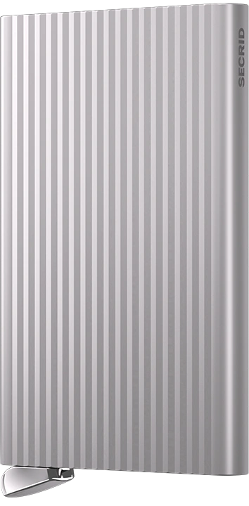 Secrid Premium Cardprotector Fluted Silver