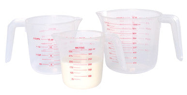 KitchenCraft Set Of 3 Measuring Jugs