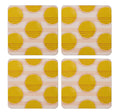 Creative Tops Premium Spot Print Coasters Pack of 4