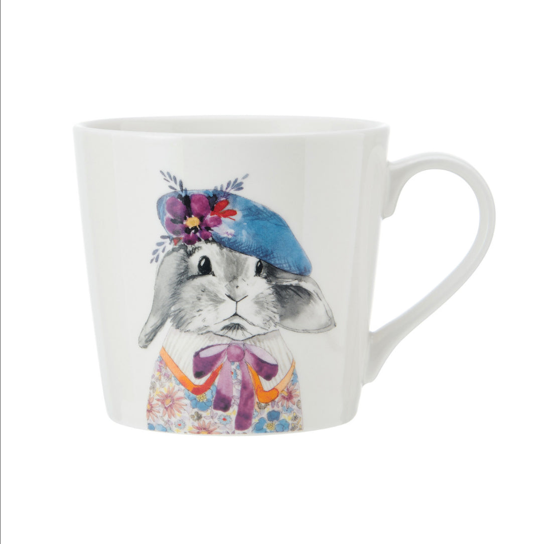 Mikasa Tipperleyhill Mug Print Fine China Rabbit 380ml