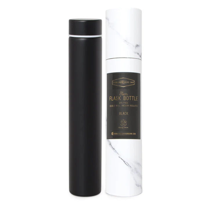 Slim Flask Bottle Matt Black