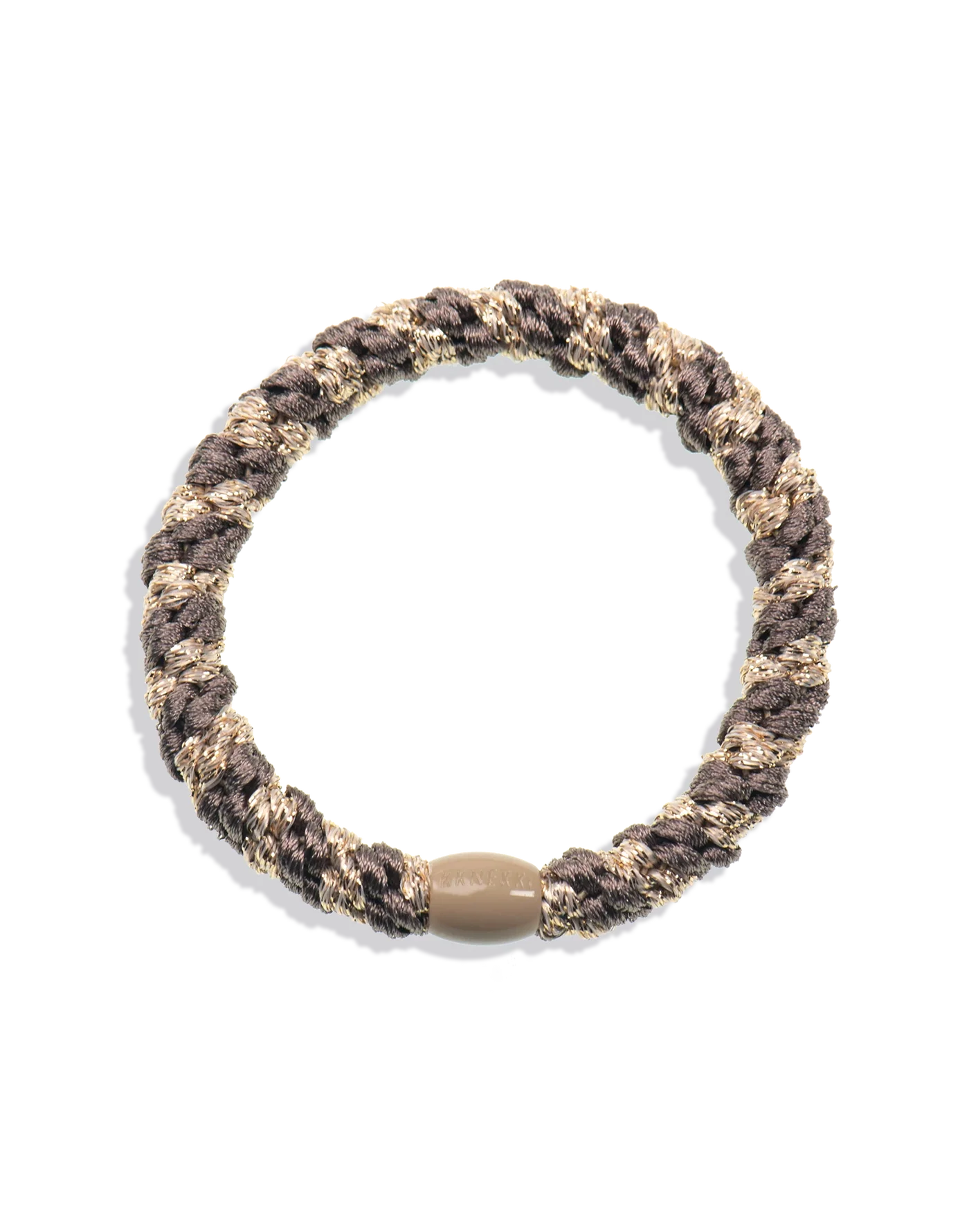 Kknekki Mole-Beige Glitter Hair Tie