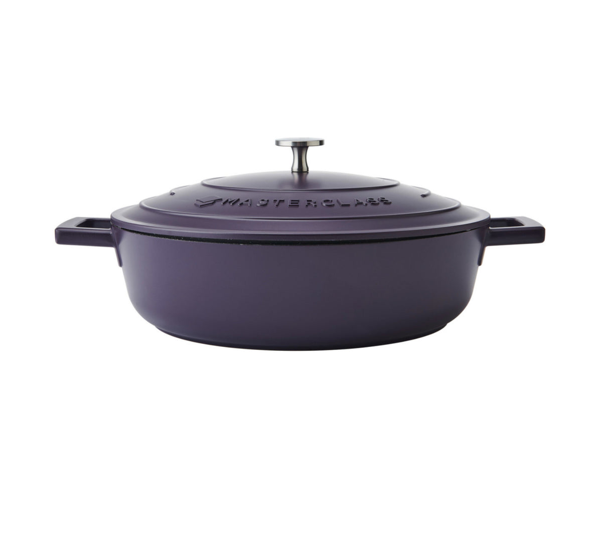 MasterClass Cast Aluminium Shallow Casserole Purple 4Ltr 28cm
