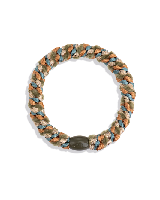 Kknekki Mix Teal Camo Glitter Hair Tie