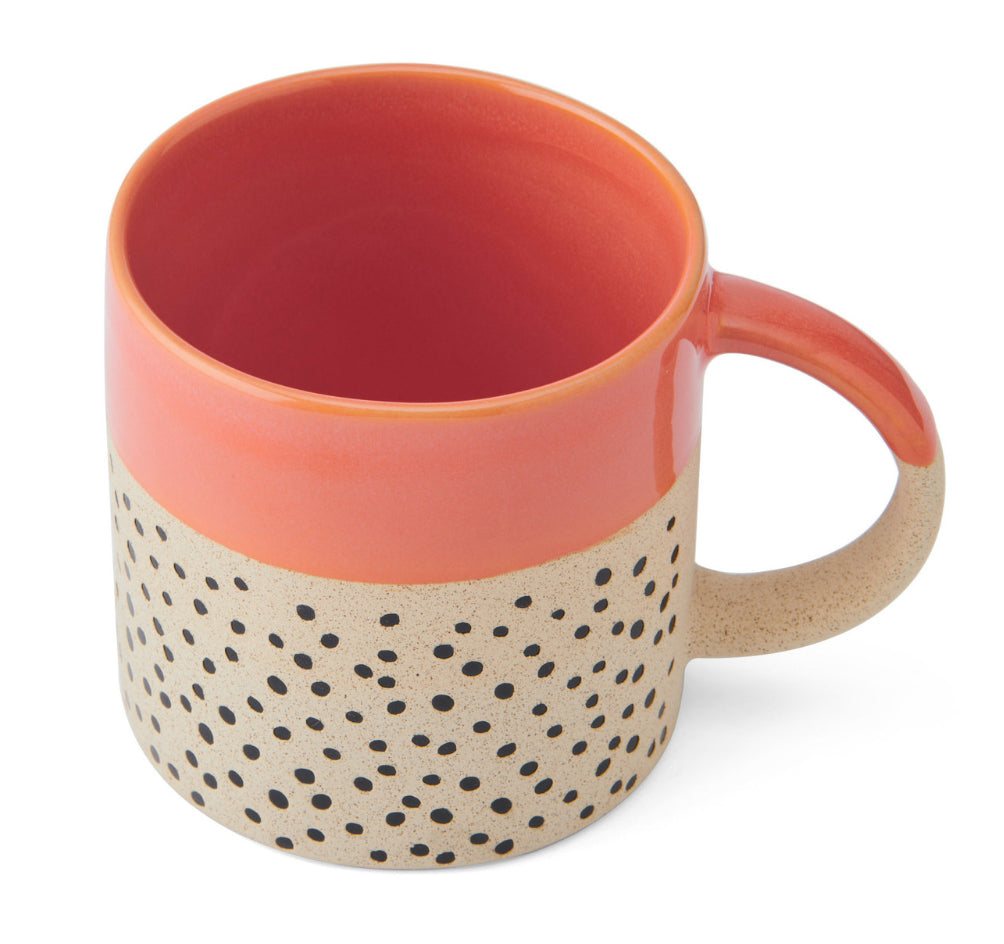 Mikasa Mug Wax Resist Orange Glaze 390ml