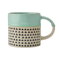 Mikasa Mug Wax Resist Green Glaze 390ml