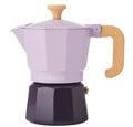 La Cafetiere Venice 3 Cup Espresso Maker Aluminium Purple Two Tone