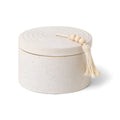 Cypress & Fir Ceramic Candle With Lid White