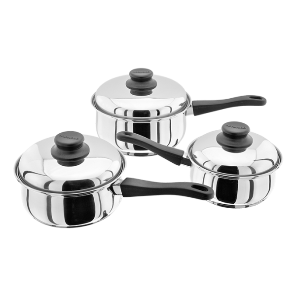 Judge Essentials Saucepan Set 3 Piece