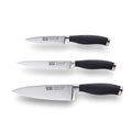 Taylors Eye Witness Syracuse Kitchen Knife 3pc Black