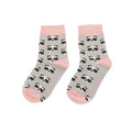 Miss Sparrow Panda Socks Silver