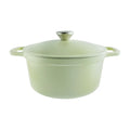 Commichef Lightweight Cast Iron Casserole 22CM Garden Green