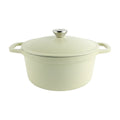 Commichef LightweightCast Iron Casserole 24CM , Garden Green
