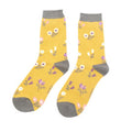 Miss Sparrow Dainty Floral Socks Yellow