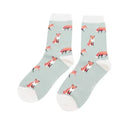 Miss Sparrow Fox Socks Blue