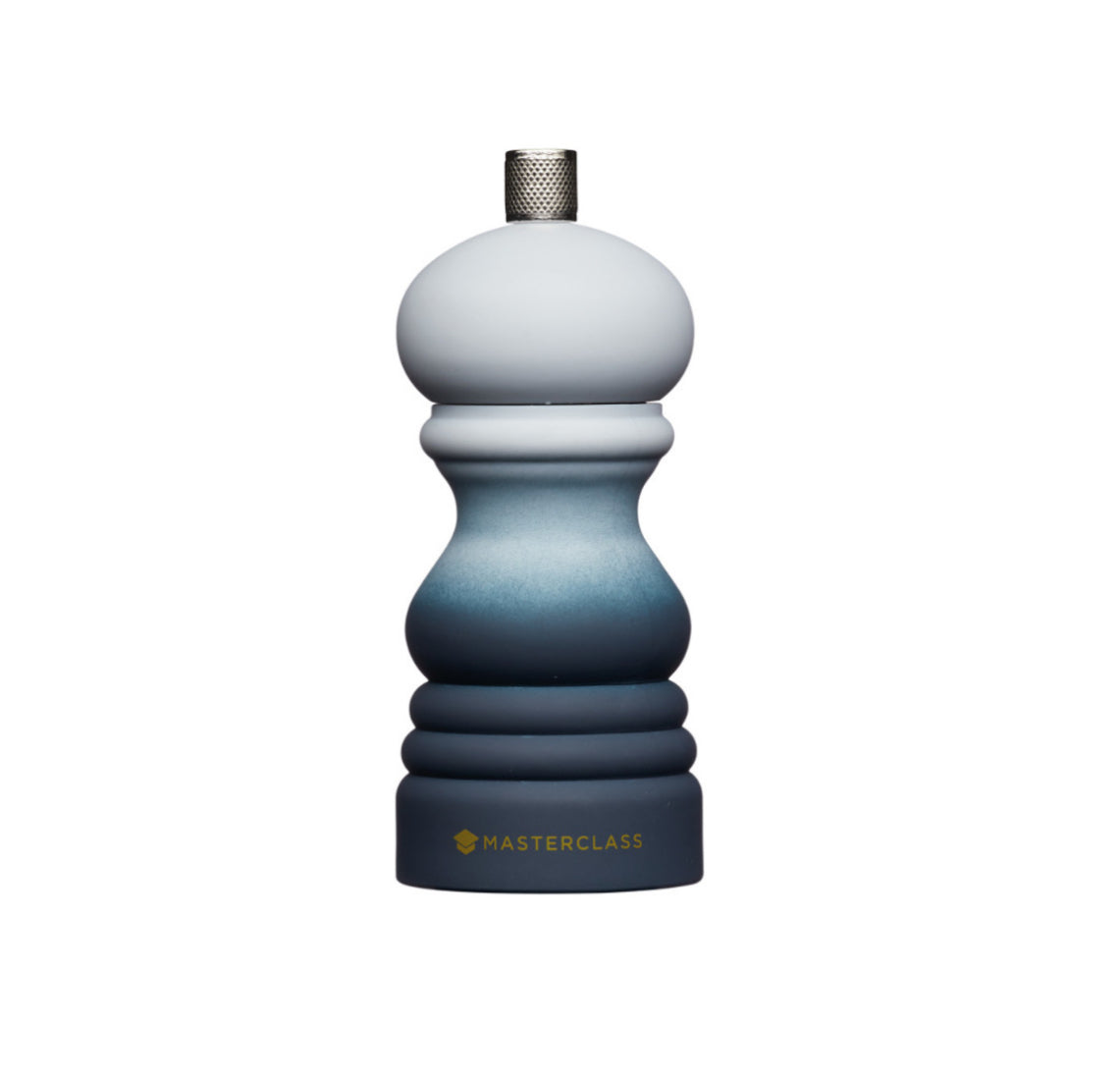 MasterClass Salt or Pepper Mill Soft Touch Ombre Grey 12cm