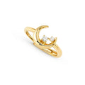 Nomination Dream Beats Adjustable Moon Ring Gold 242600/024