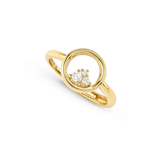 Nomination Dream Beats Adjustable Circle Ring Gold 242600/044