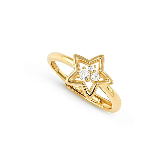 Nomination Dream Beats Adjustable Star Ring Gold 242600/009