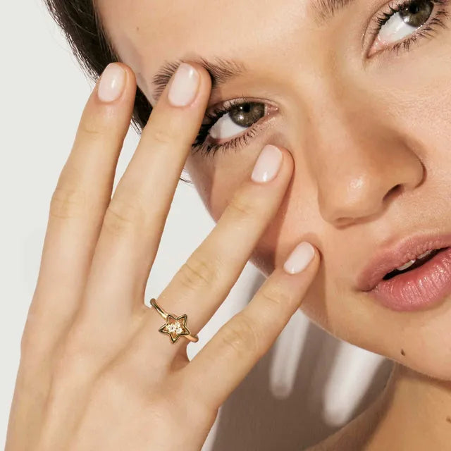 Nomination Dream Beats Adjustable Star Ring Gold 242600/009