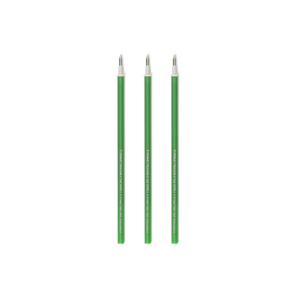 Legami Refill Erasable Pen Green Pack of 3